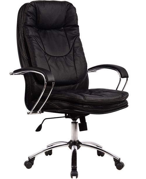 Кресло компьютерное Metta LK-11CH 721 (Черная кожа) от компании Интернет-магазин Encity - фото 1