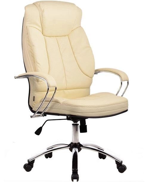 Кресло компьютерное Metta LK-12CH 720 (Бежевая кожа) от компании Интернет-магазин Encity - фото 1