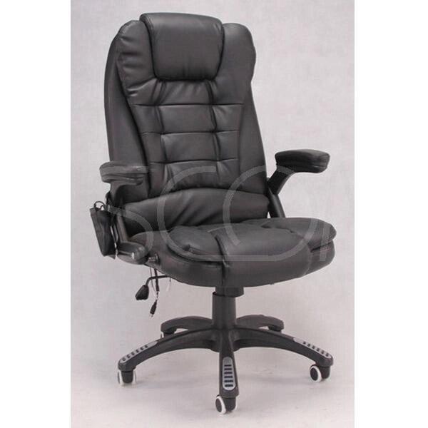 Кресло компьютерное с массажем Calviano Veroni 355 черное от компании Интернет-магазин Encity - фото 1