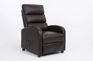 Кресло массажное Calviano 2164 коричневая экокожа