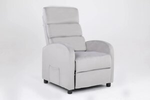 Кресло массажное Calviano 2164 серый велюр