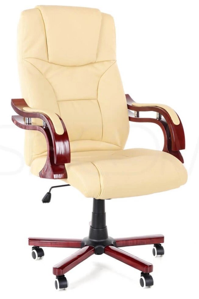 Кресло офисное Calviano Prezydent (бежевое) от компании Интернет-магазин Encity - фото 1