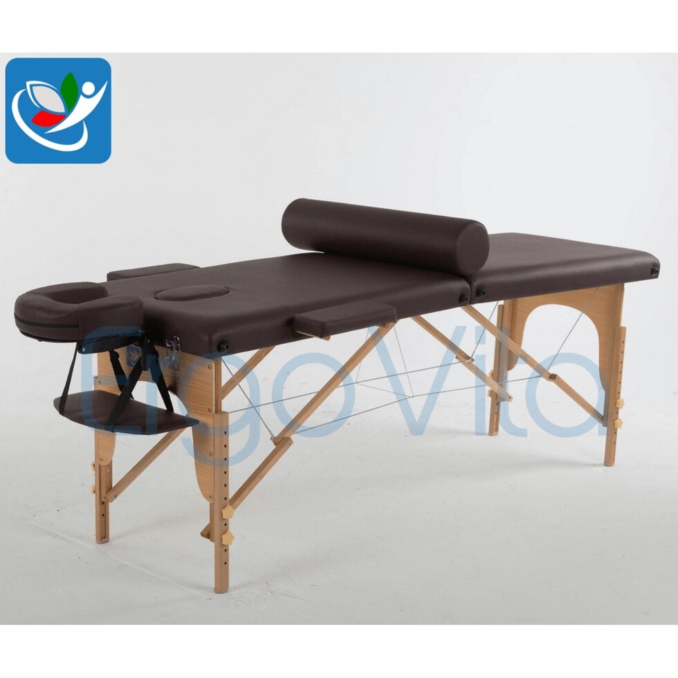 Массажный стол ErgoVita CLASSIC (коричневый) от компании Интернет-магазин Encity - фото 1