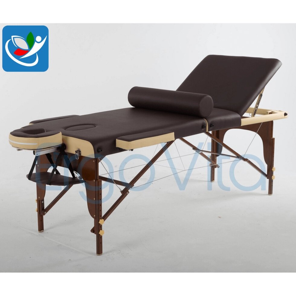 Массажный стол ErgoVita MASTER COMFORT PLUS коричневый от компании Интернет-магазин Encity - фото 1
