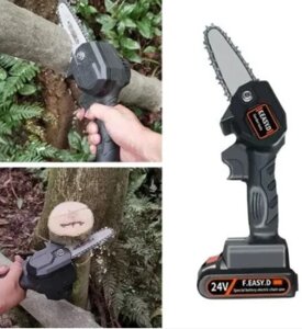 Мини-пила аккумуляторная Mini Electric Chainsaw