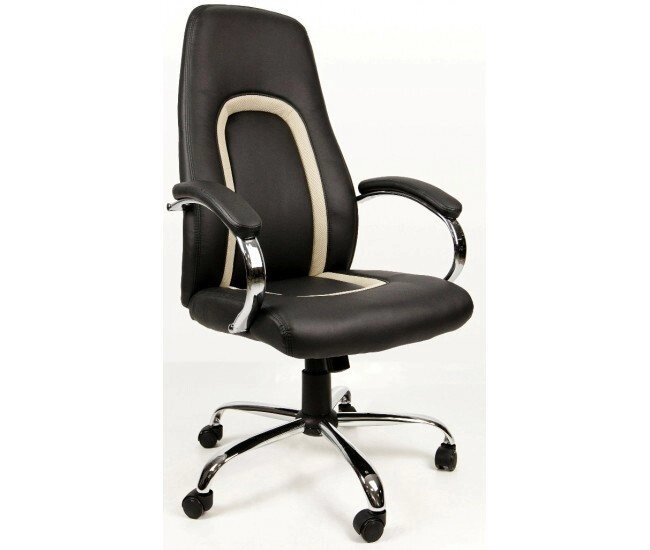 Офисное кресло Calviano LUX black/beige NF-6909 от компании Интернет-магазин Encity - фото 1