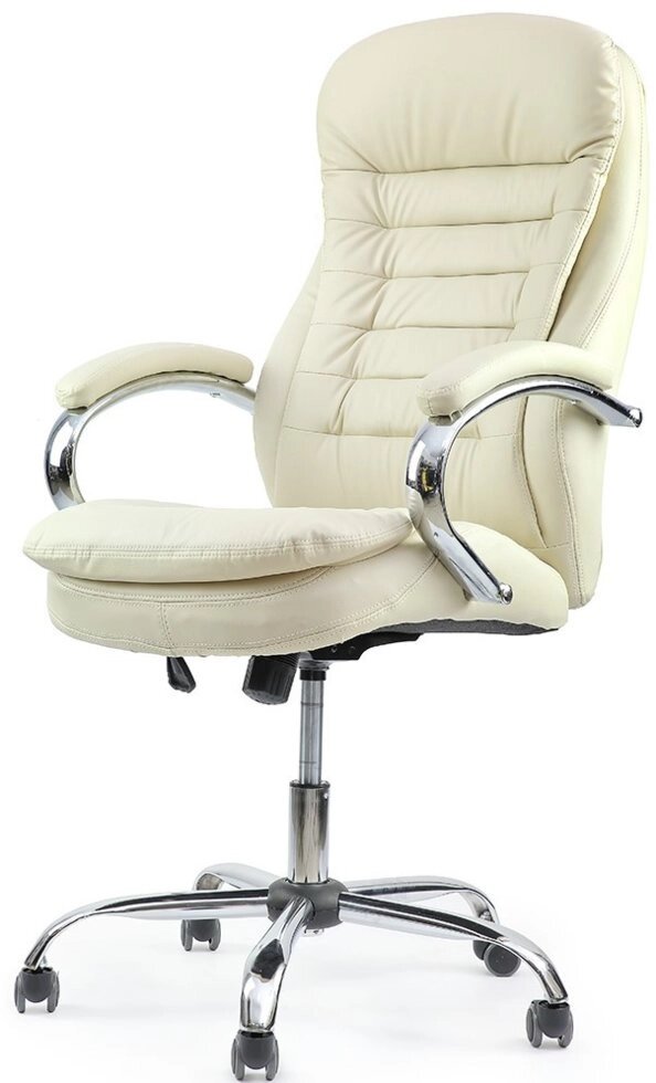 Офисное кресло Calviano VIP-Masserano Tilt Бежевое SA-1693H от компании Интернет-магазин Encity - фото 1