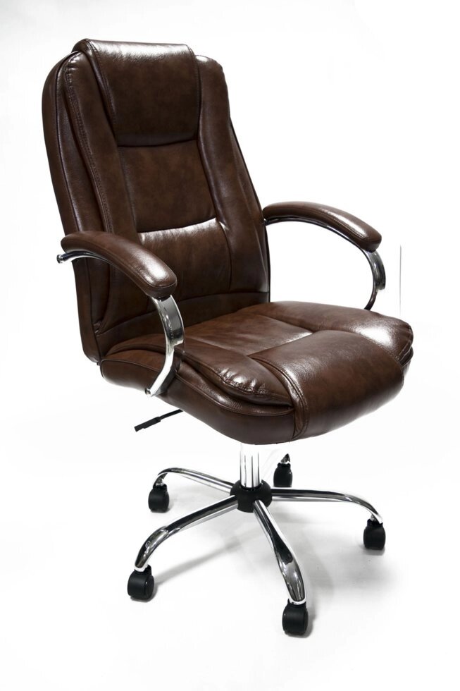 Офисное кресло Calviano Vito SA-2043 коричневое от компании Интернет-магазин Encity - фото 1