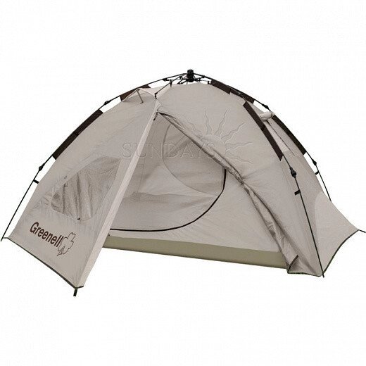Палатка с автоматическим каркасом GREENEL ДОНГАН 4, коричневый от компании Интернет-магазин Encity - фото 1