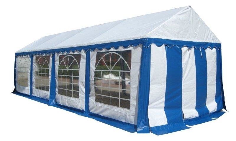 Тент-шатер ПВХ 3x8м Sundays 38201 белый с синим - розница