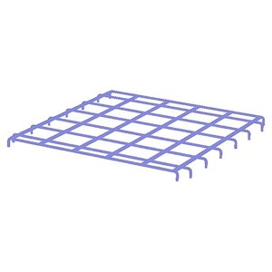 RUSKLAD Полка для Ролл К 1 RAL 5002 (700х780мм)