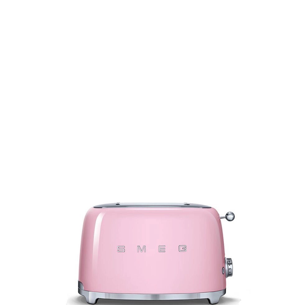 Тостер на 2 ломтика Smeg TSF01PKEU розовый - фото