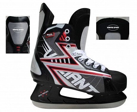 Коньки хоккейные Vimpex Sport PW216EI (размер 38-46) - интернет магазин