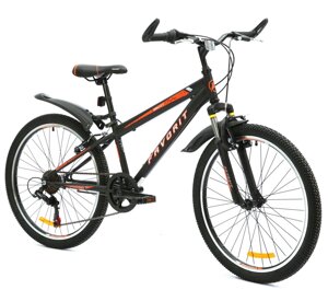 Велосипед Favorit Bullet 24" черно-оранжевый