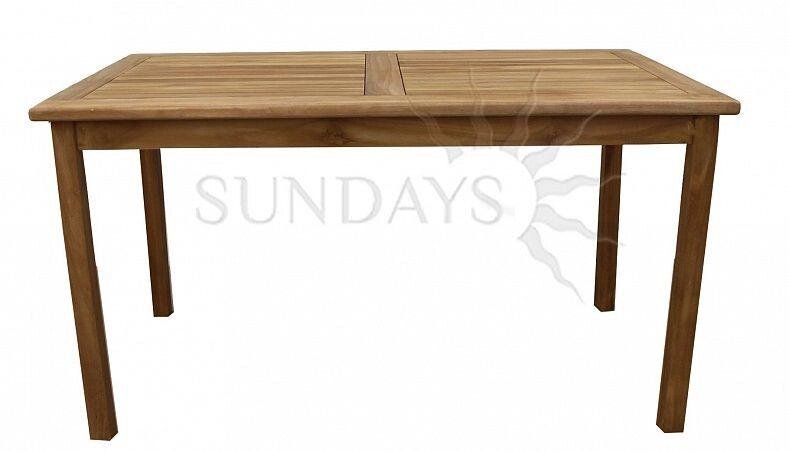 Садовый стол Sundays TGF-052 B, 140*80см, тик - особенности