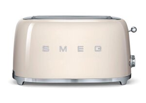 Тостер на 4 ломтика Smeg TSF02CREU кремовый