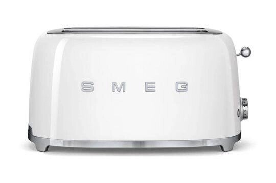 Тостер на 4 ломтика Smeg TSF02WHEU белый - распродажа