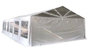 Тент-шатер ПВХ 7x15м с прозрачным фронтоном Sundays P715201W