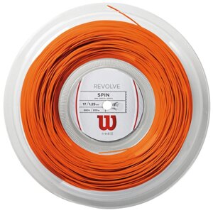 Струна теннисная Wilson Revolve 1.25 (200 м) оранжевый WRZ906300
