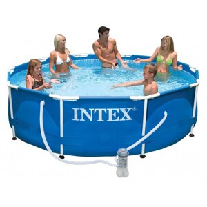 Каркасный бассейн Intex Metal Frame 28202 305х76 см