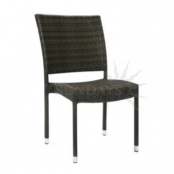 Садовый стул Garden4you WICKER-3 11897, тёмно-коричневый от компании Интернет-магазин Encity - фото 1