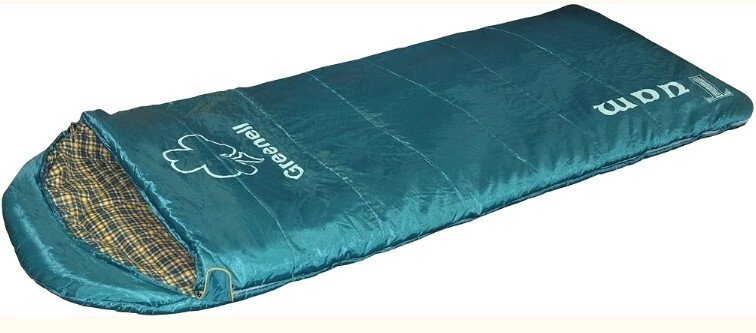 Спальный мешок Greenell ТУАМ правый зеленый от компании Интернет-магазин Encity - фото 1