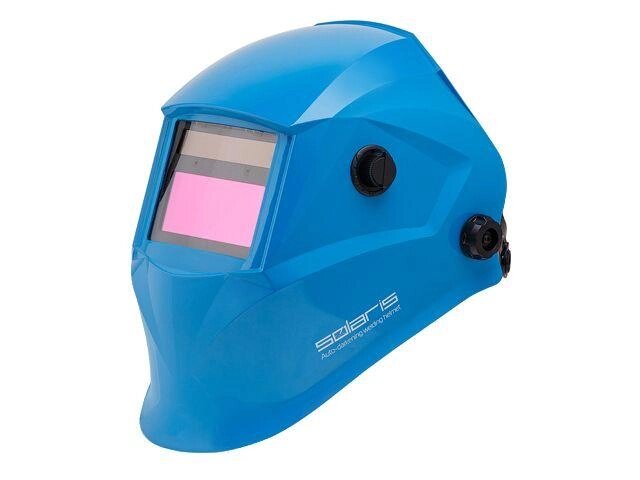 Сварочная маска Solaris ASF520S (голубой глянец) от компании Интернет-магазин Encity - фото 1