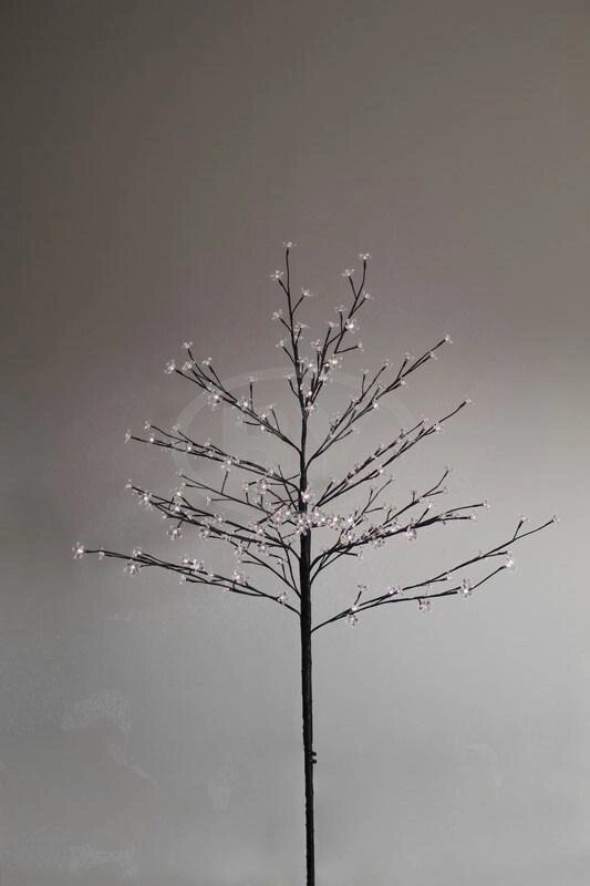 Светодиодное дерево комнатное "Сакура" (высота 1.2 метра, 80 диодов) белый от компании Интернет-магазин Encity - фото 1