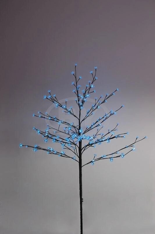 Светодиодное дерево комнатное "Сакура" (высота 1.2 метра, 80 диодов) синий от компании Интернет-магазин Encity - фото 1