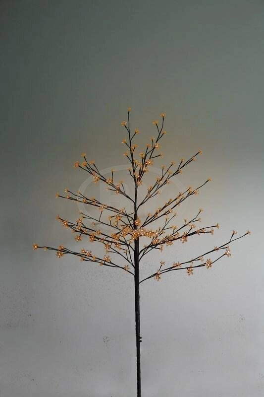 Светодиодное дерево комнатное "Сакура" (высота 1.2 метра, 80 диодов) теплый белый от компании Интернет-магазин Encity - фото 1