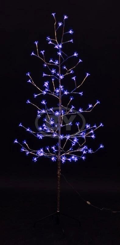 Светодиодное дерево комнатное "Сакура" (высота 1.5 метра, 120 диодов, фольга) от компании Интернет-магазин Encity - фото 1