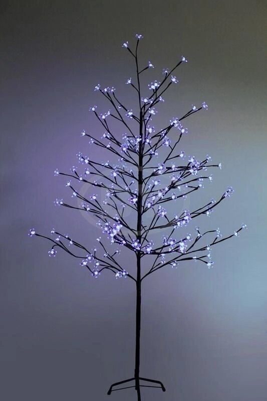 Светодиодное дерево комнатное "Сакура" (высота 1.5 метра, 120 диодов) синий от компании Интернет-магазин Encity - фото 1