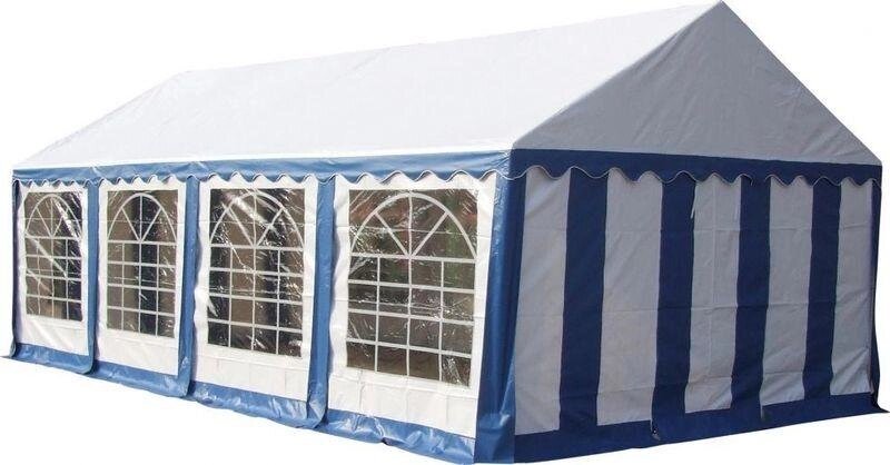 Тент-шатер ПВХ 4x8м белый с синим Sundays 48201 от компании Интернет-магазин Encity - фото 1