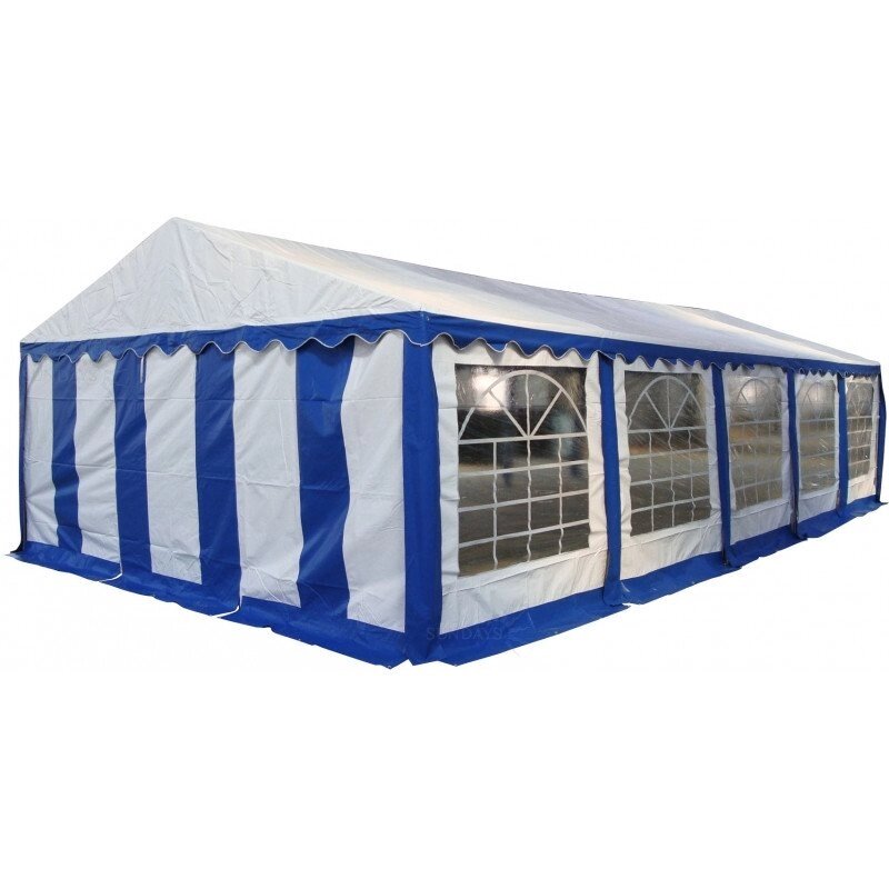 Тент-шатер ПВХ 5x10м белый с синим Sundays C625105/510201 от компании Интернет-магазин Encity - фото 1