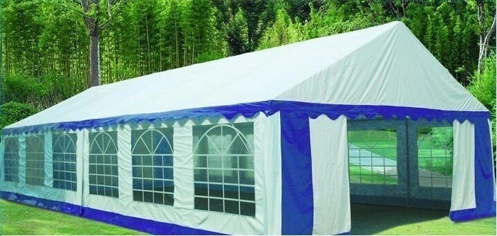 Тент-шатер ПВХ 5x12м белый с синим Sundays C625125/512201 от компании Интернет-магазин Encity - фото 1