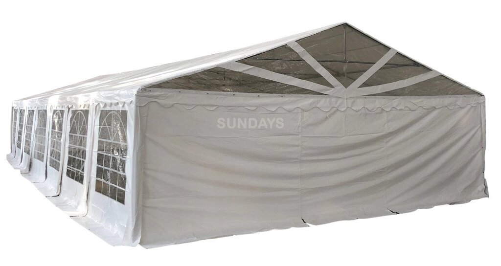 Тент-шатер ПВХ 7x12м с прозрачным фронтоном Sundays P712201W от компании Интернет-магазин Encity - фото 1