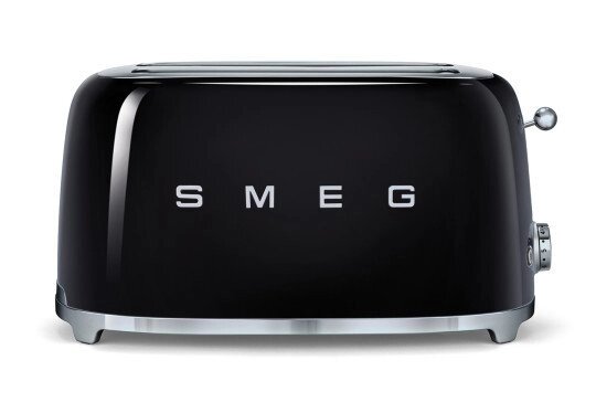 Тостер на 4 ломтика Smeg TSF02BLEU черный от компании Интернет-магазин Encity - фото 1