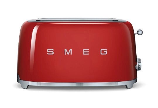 Тостер на 4 ломтика Smeg TSF02RDEU красный от компании Интернет-магазин Encity - фото 1