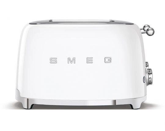 Тостер на 4 ломтика Smeg TSF03WHEU белый от компании Интернет-магазин Encity - фото 1