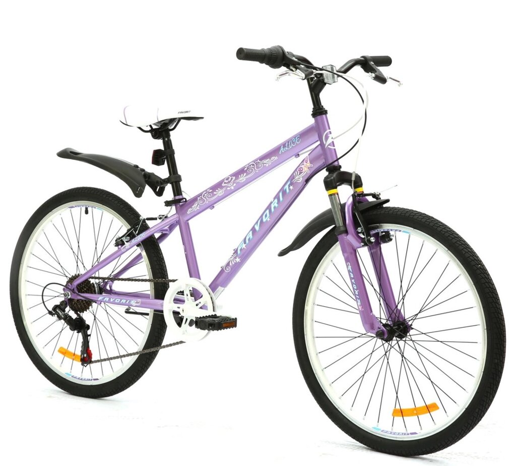 Велосипед Favorit Alice 24" фиолетовый от компании Интернет-магазин Encity - фото 1