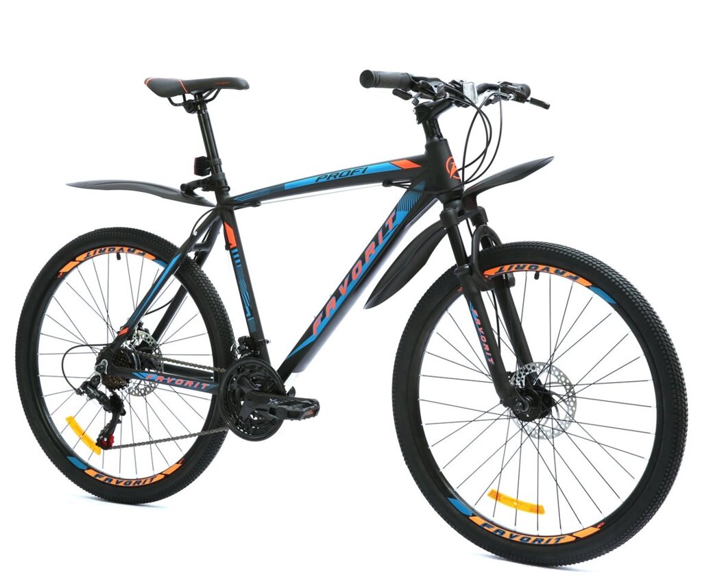 Велосипед Favorit Profi 26" черно-синий от компании Интернет-магазин Encity - фото 1