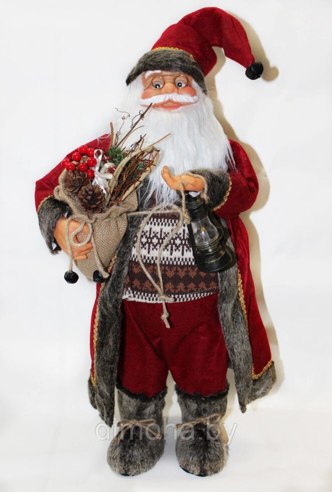 Дед Мороз/Санта Клаус фигурка под елку, арт.121230 (30х60х18) от компании Интернет-магазин ДИМОХА - товары для семейного отдыха и детей в Минске - фото 1