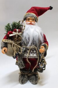 Дед Мороз / Санта Клаус фигурка под елку, арт. 121232 (30 см высота)