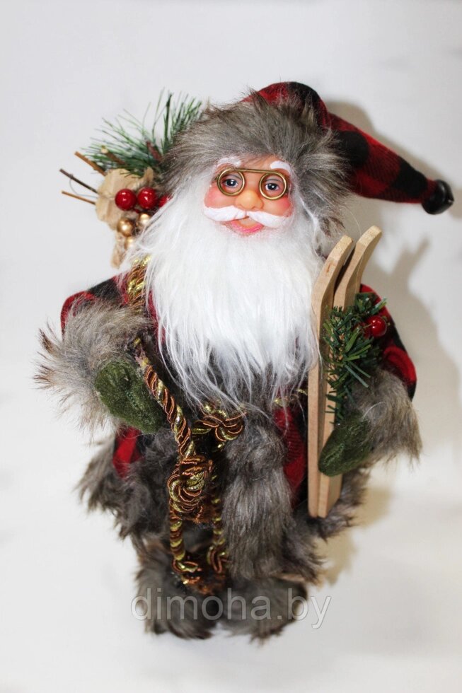 Дед Мороз / Санта Клаус фигурка под елку, арт. 121722, (33 см высота) от компании Интернет-магазин ДИМОХА - товары для семейного отдыха и детей в Минске - фото 1