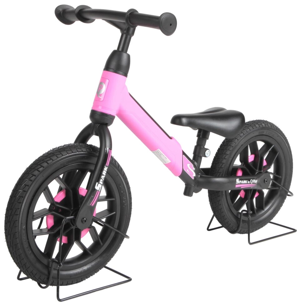Детский беговел Qplay Spark Balance Bike (розовый) от компании Интернет-магазин ДИМОХА - товары для семейного отдыха и детей в Минске - фото 1
