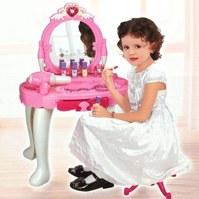 Детский туалетный столик со стульчиком, набор Юной красавицы, арт. 008-25 (свет, звук) от компании Интернет-магазин ДИМОХА - товары для семейного отдыха и детей в Минске - фото 1