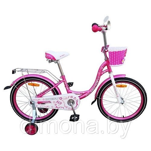 Детский велосипед для девочки Butterfly 16 от компании Интернет-магазин ДИМОХА - товары для семейного отдыха и детей в Минске - фото 1