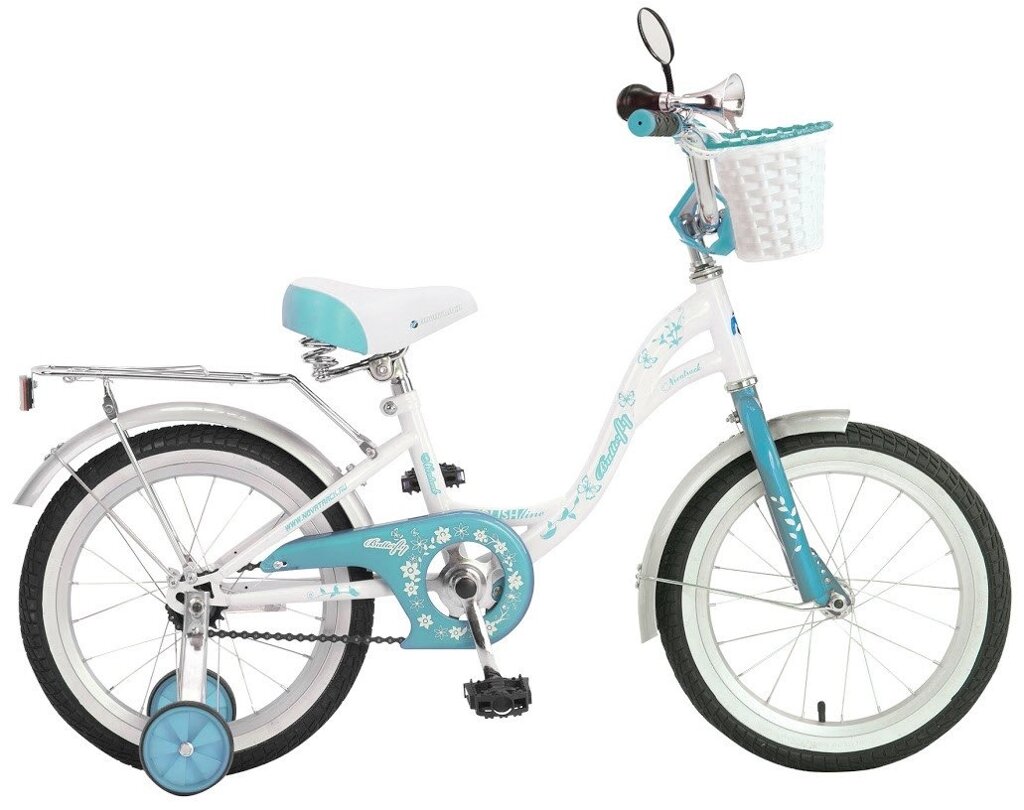 Детский велосипед для девочки Novatrack Butterfly 20 ( бирюзовый ) от компании Интернет-магазин ДИМОХА - товары для семейного отдыха и детей в Минске - фото 1