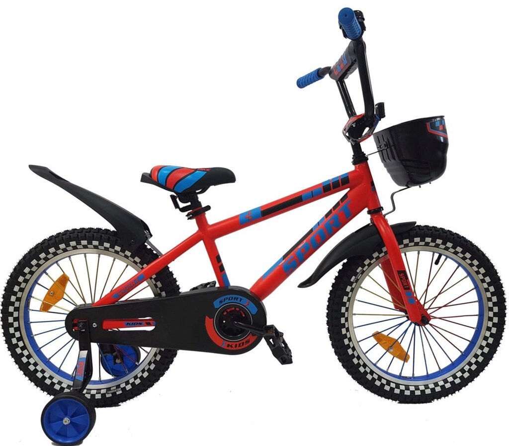 Детский велосипед new sport 16 красный от компании Интернет-магазин ДИМОХА - товары для семейного отдыха и детей в Минске - фото 1