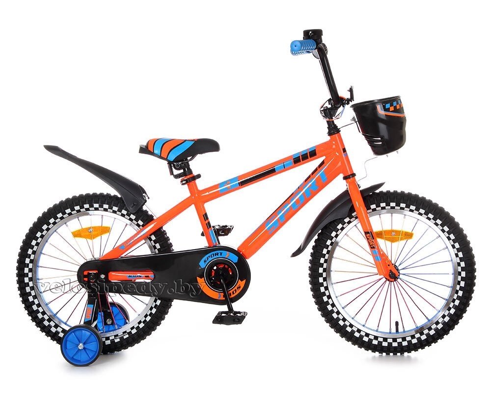 Детский велосипед new sport 16 оранжевый от компании Интернет-магазин ДИМОХА - товары для семейного отдыха и детей в Минске - фото 1